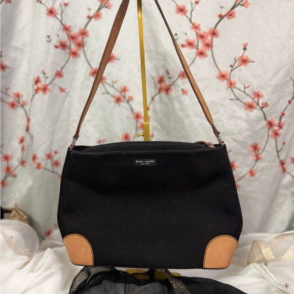 Kate Spade Black and Brown Shoulder Bag - Picture 1 of 9